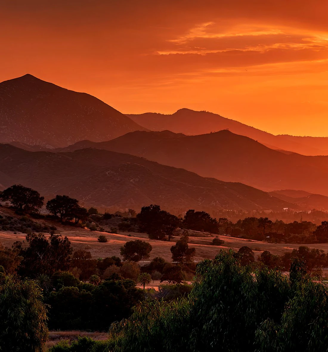 Tehachapi, California landscape and real estate